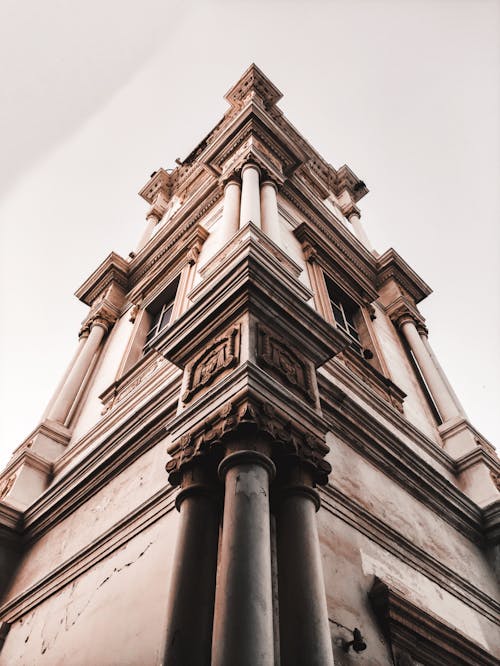 Low Angle Photography of Brown Concrete Building