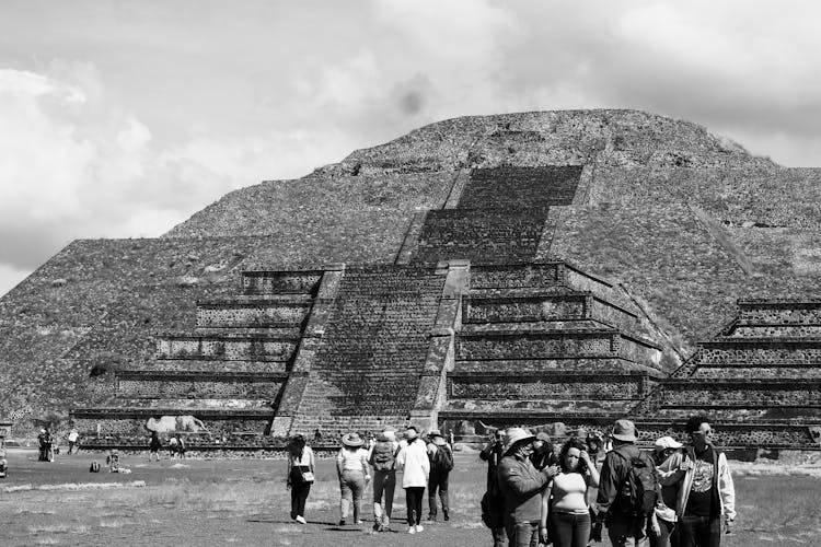 The Teotihuacan Pyramid In Mexico