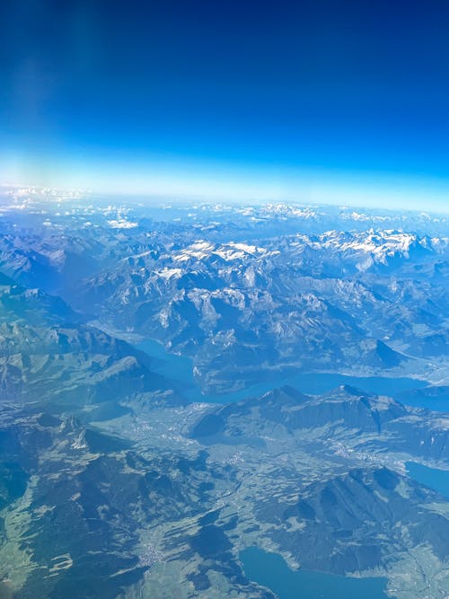 Foto d'estoc gratuïta de alps, cel blau, cel brillant