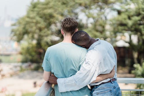 Free Couple Walking Together Stock Photo