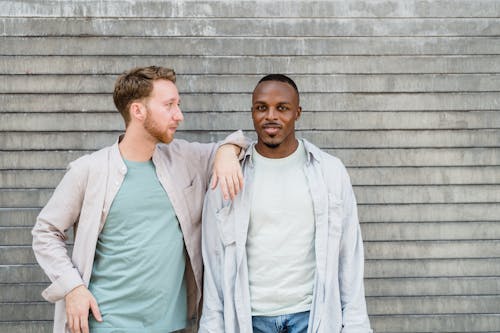 Men Standing and Posing