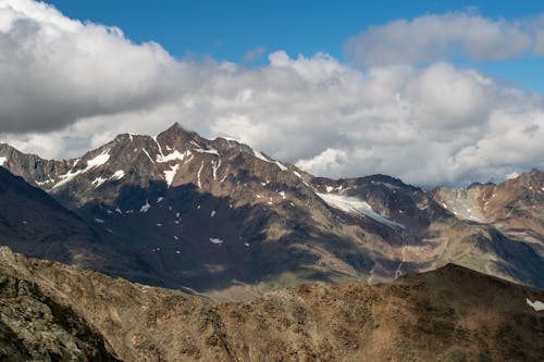 Free stock photo of alps, clouds, glacier