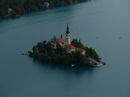 Assumption of Maria Church in Bled, Slovenia
