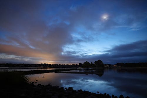 Scenic View of Lake during Dawn 