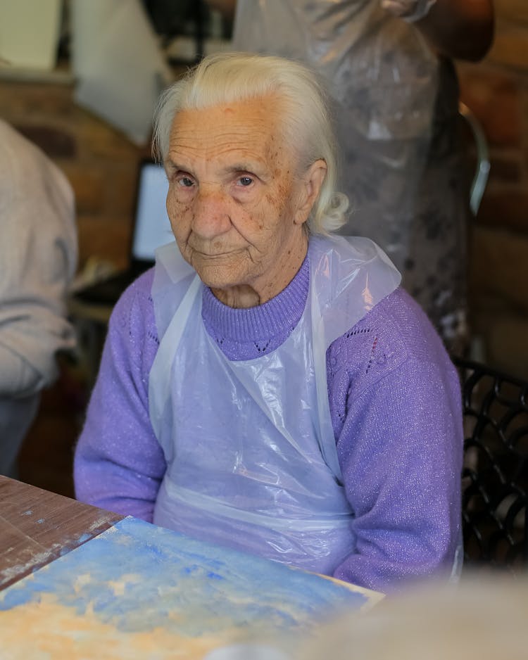 Portrait Of Elderly Woman