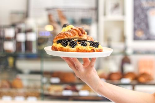 Free croissant Stock Photo
