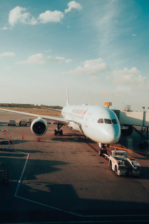 Airplane Standing on Tarmac