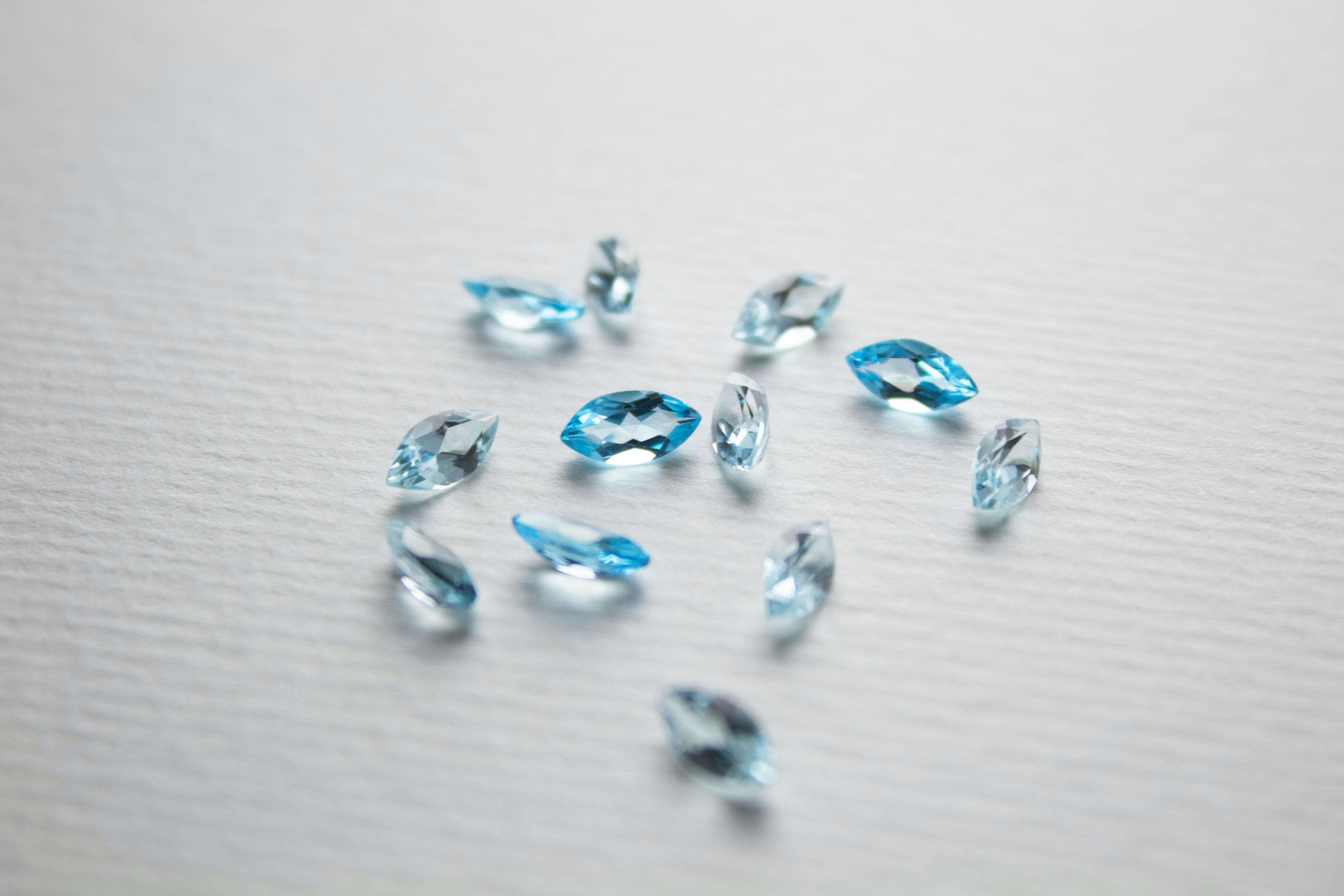 Free stock photo of blue topaz, gem, gem stones