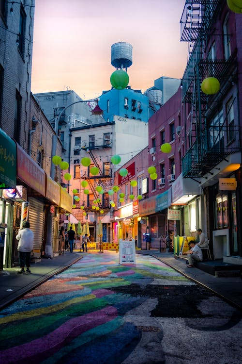 Ilmainen kuvapankkikuva tunnisteilla arkkitehtuuri, auringonlasku, chinatown