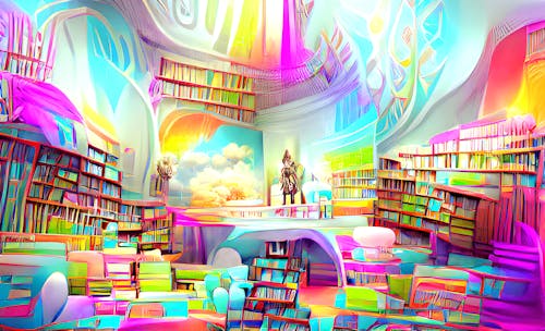Colorful Library