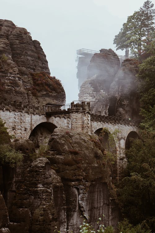The Bastei Stone Bridge in Germany