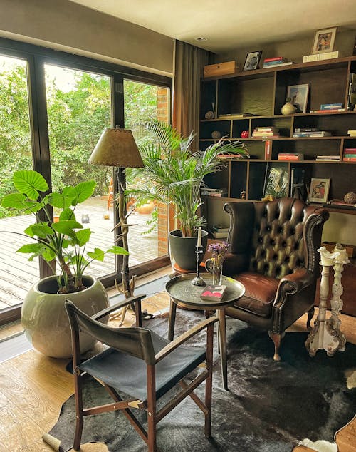 Table and Chairs Inside a Room