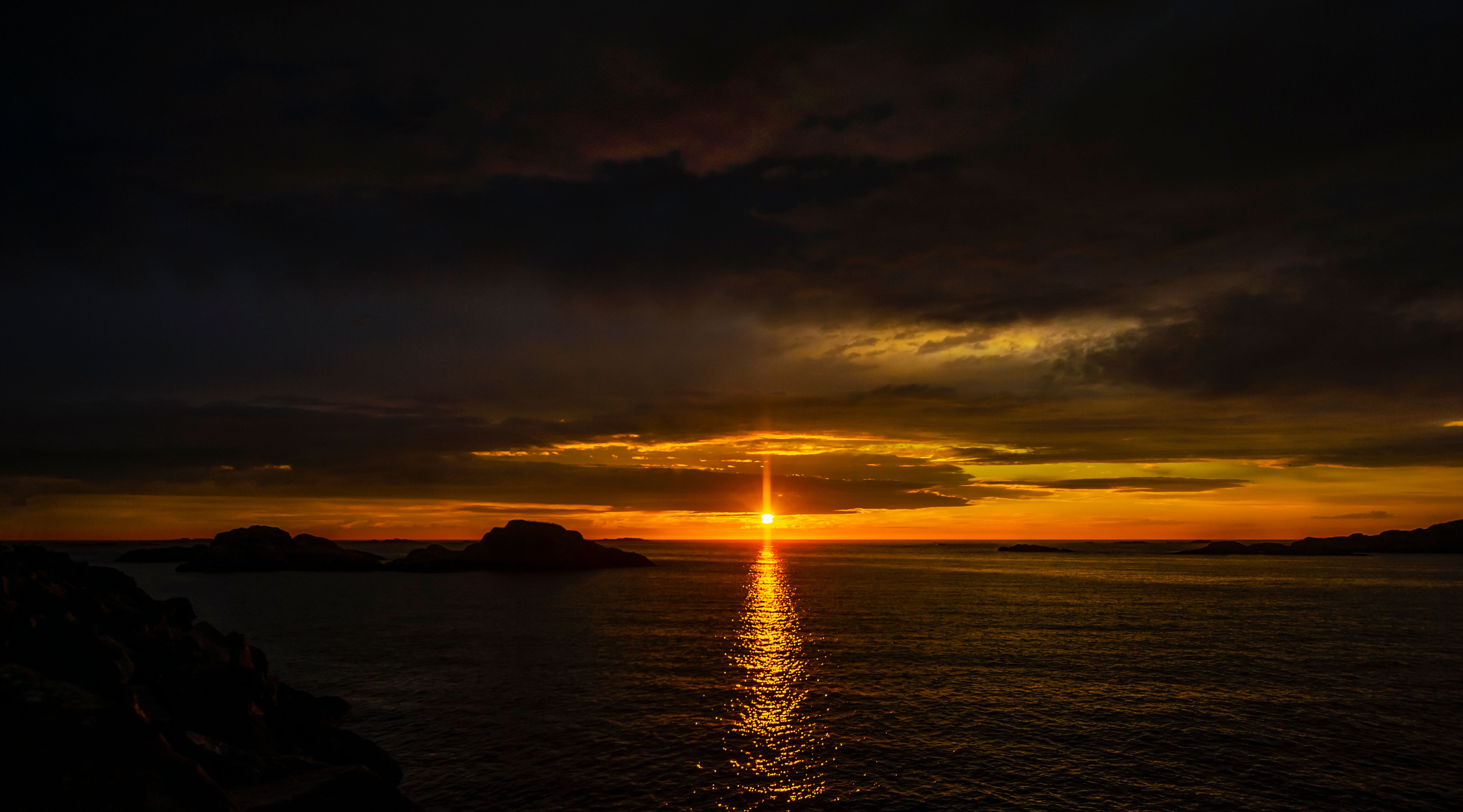 Sunset at Stø · Free Stock Photo