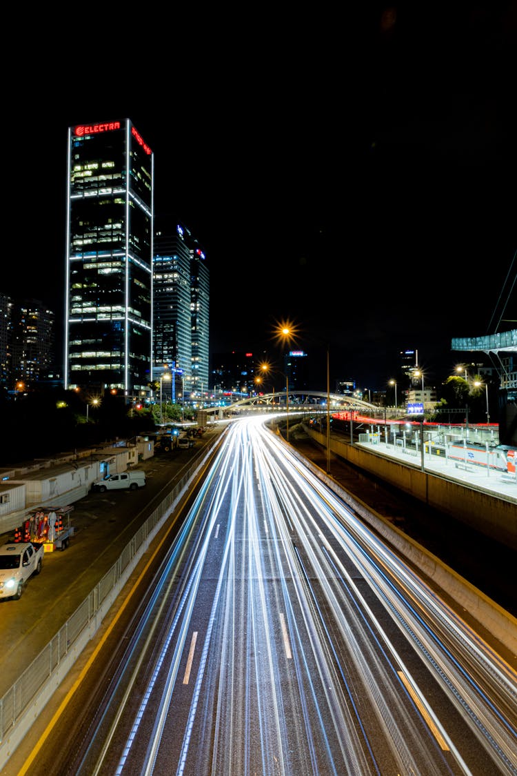 Time Lapse Photography Of Cars On City Road During Nighttime