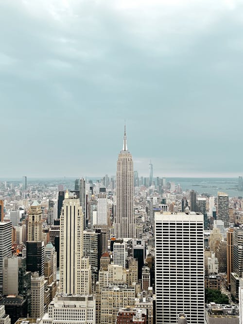 City Skyline Under Blue Sky