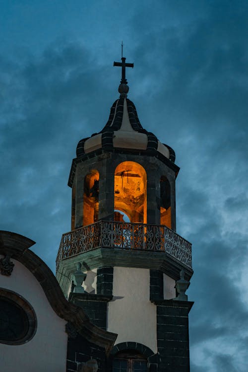 Lighted Bell Tower 