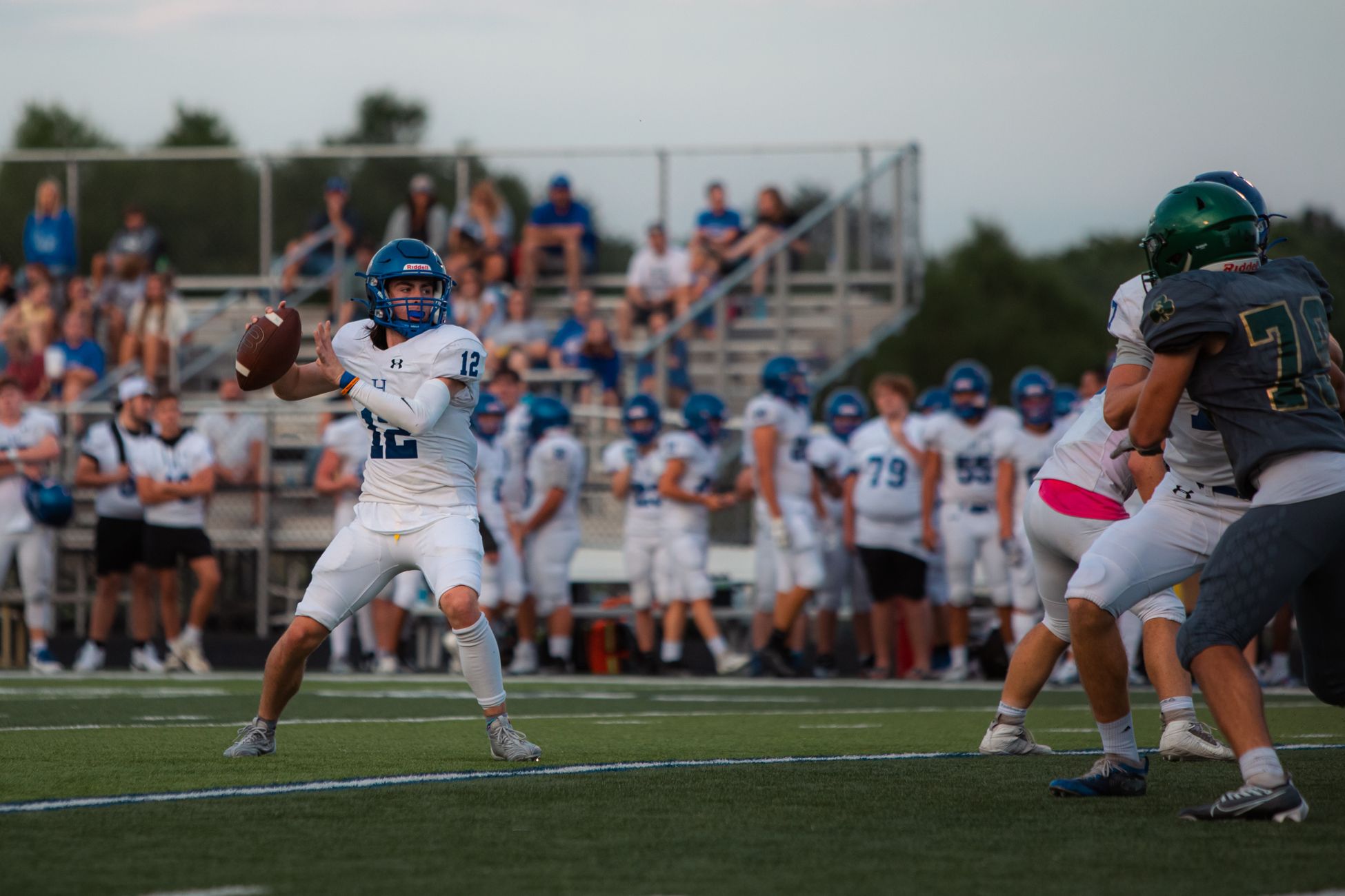 Former High School Quarterback Returns to Football After Leukemia Battle
