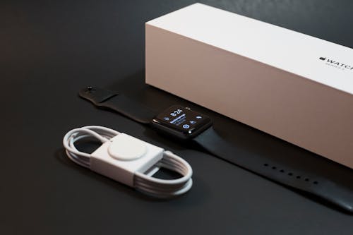 Apple Watch Beside White Box