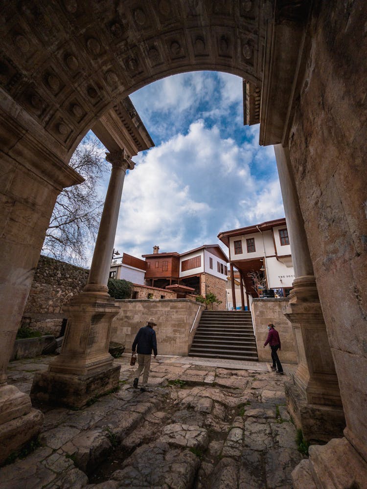 Photo Of An Ancient Walkway