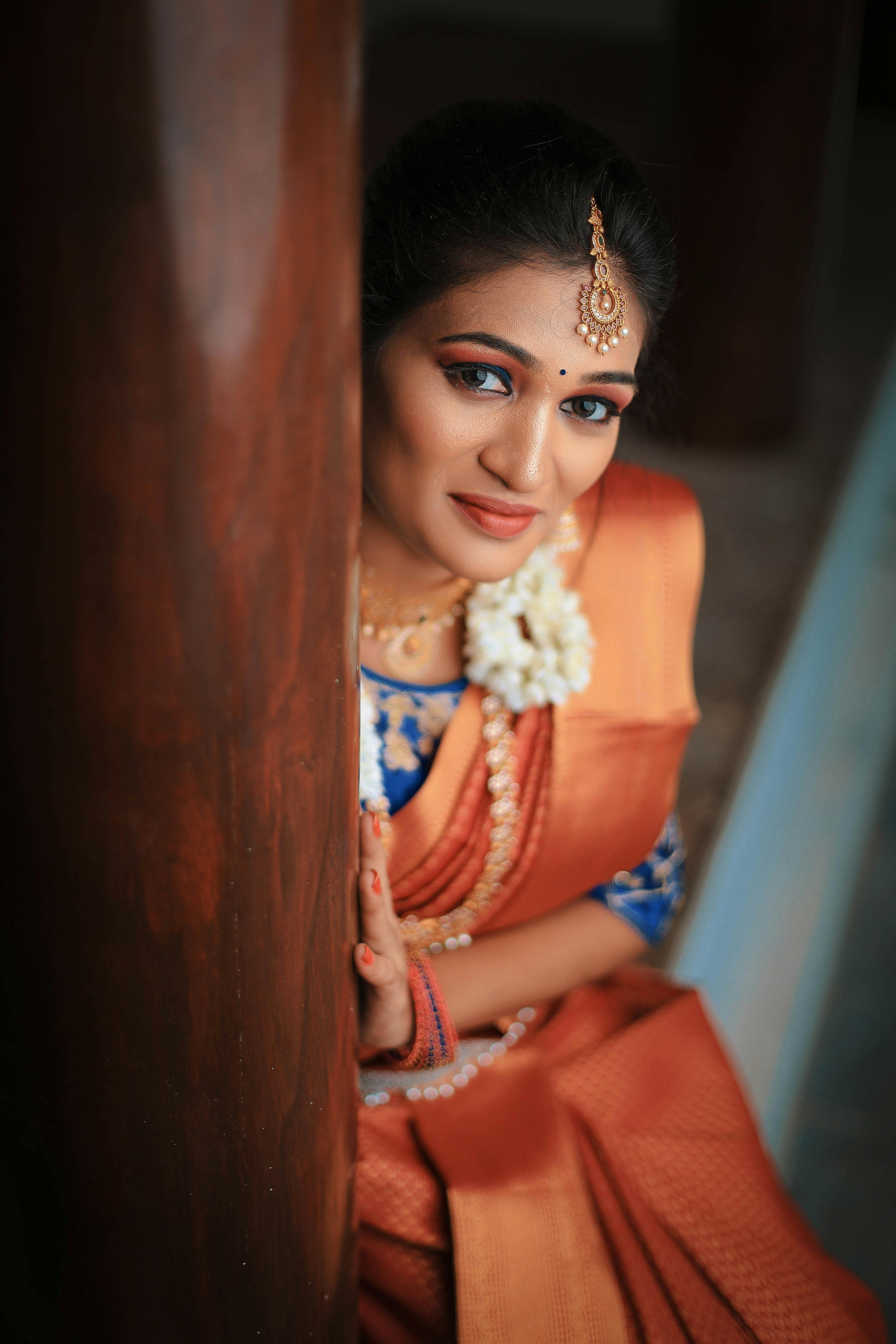 Portrait of Woman in Indian Traditional Clothing · Free Stock Photo