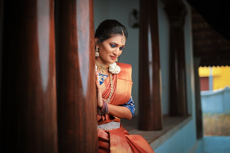 Beautiful Woman In Traditional Dress