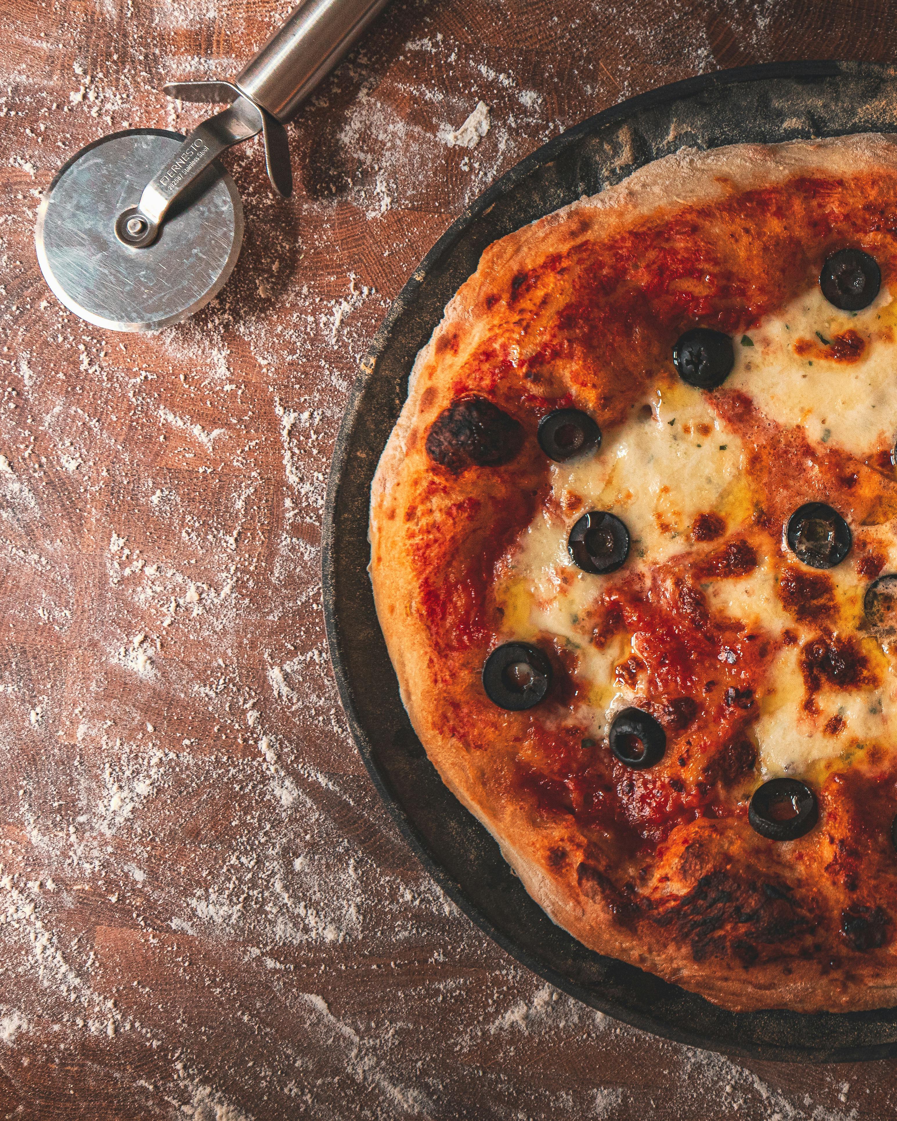 Pizza With Olives · Free Stock Photo