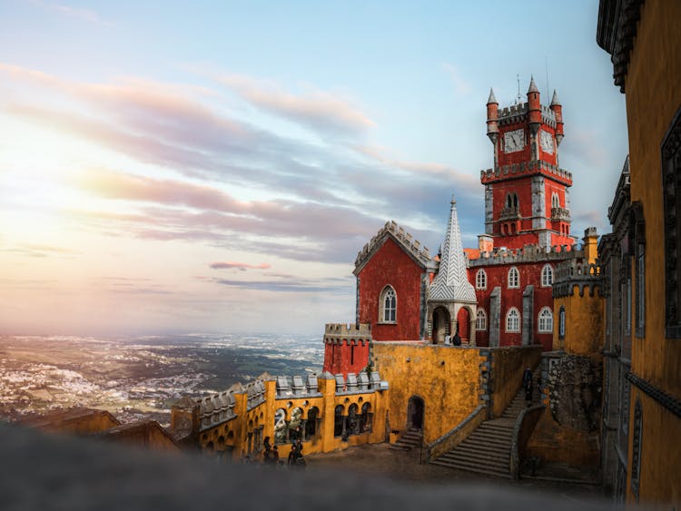 Pena Palace In Sao Pedro De Penaferrim, Portugal