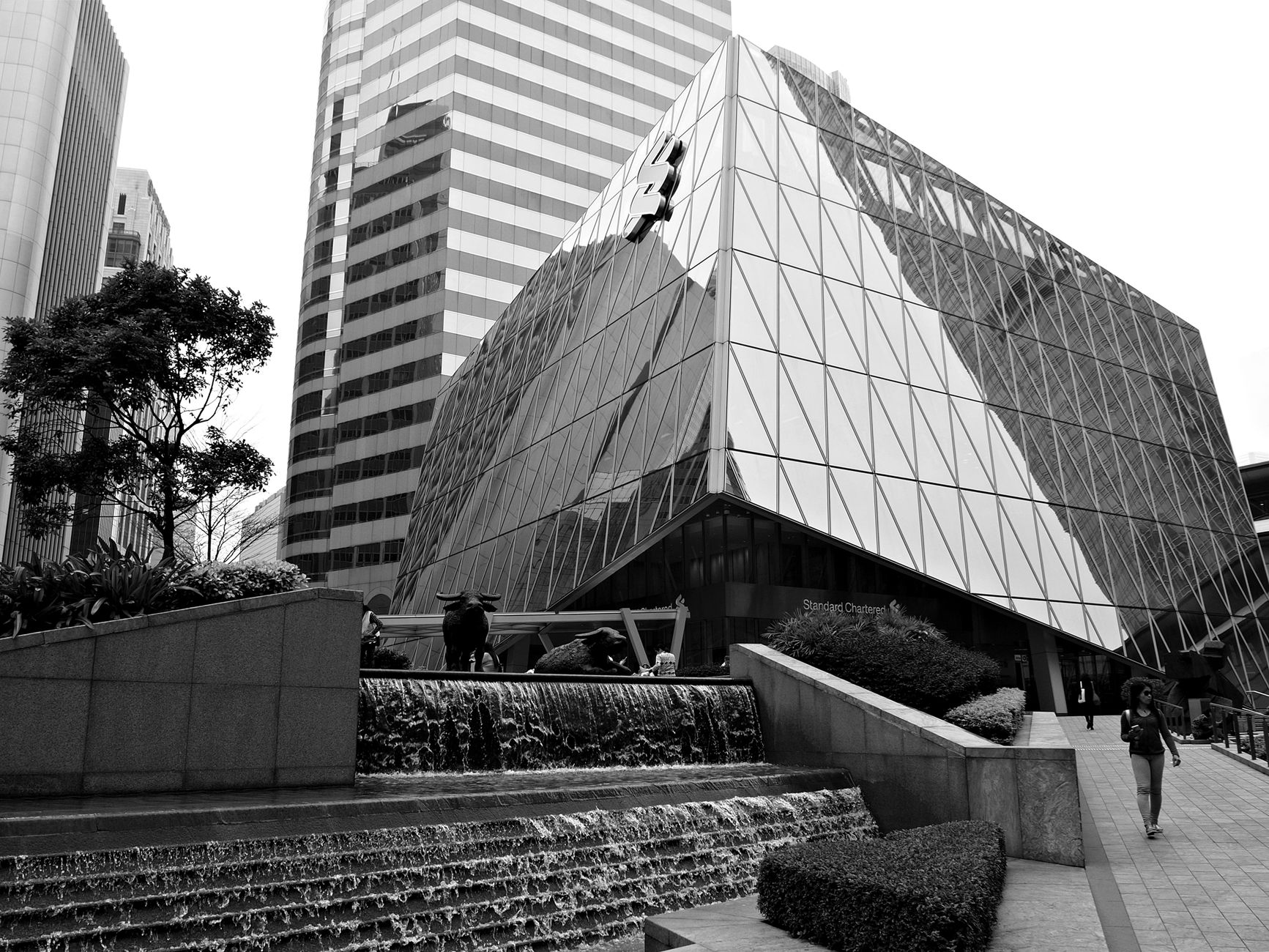 Exchange Square in Hong Kong's Central district, where Hong Kong's market regulator and financial firms sit close to the enforcement system.