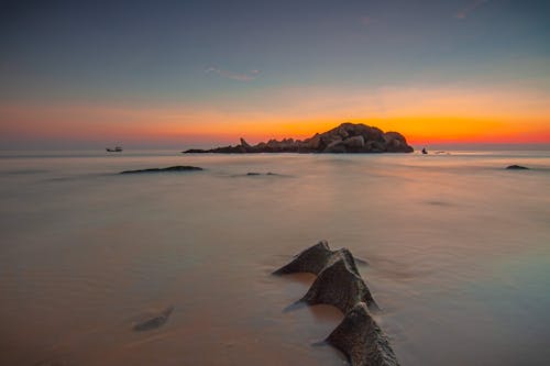 Rock Formation on Water