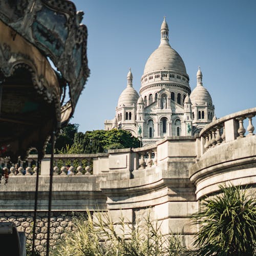 Безкоштовне стокове фото на тему «sacre-coeur, базиліка, блакитне небо»