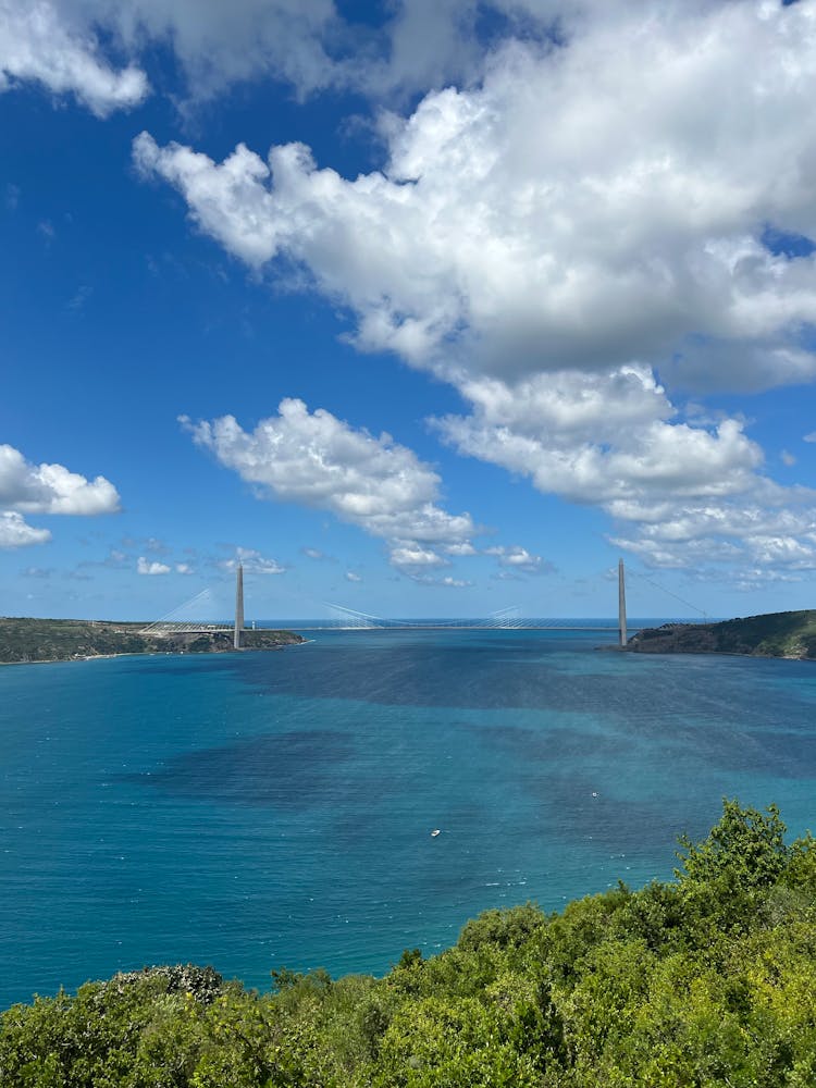 Body Of Water Under Blue Sky