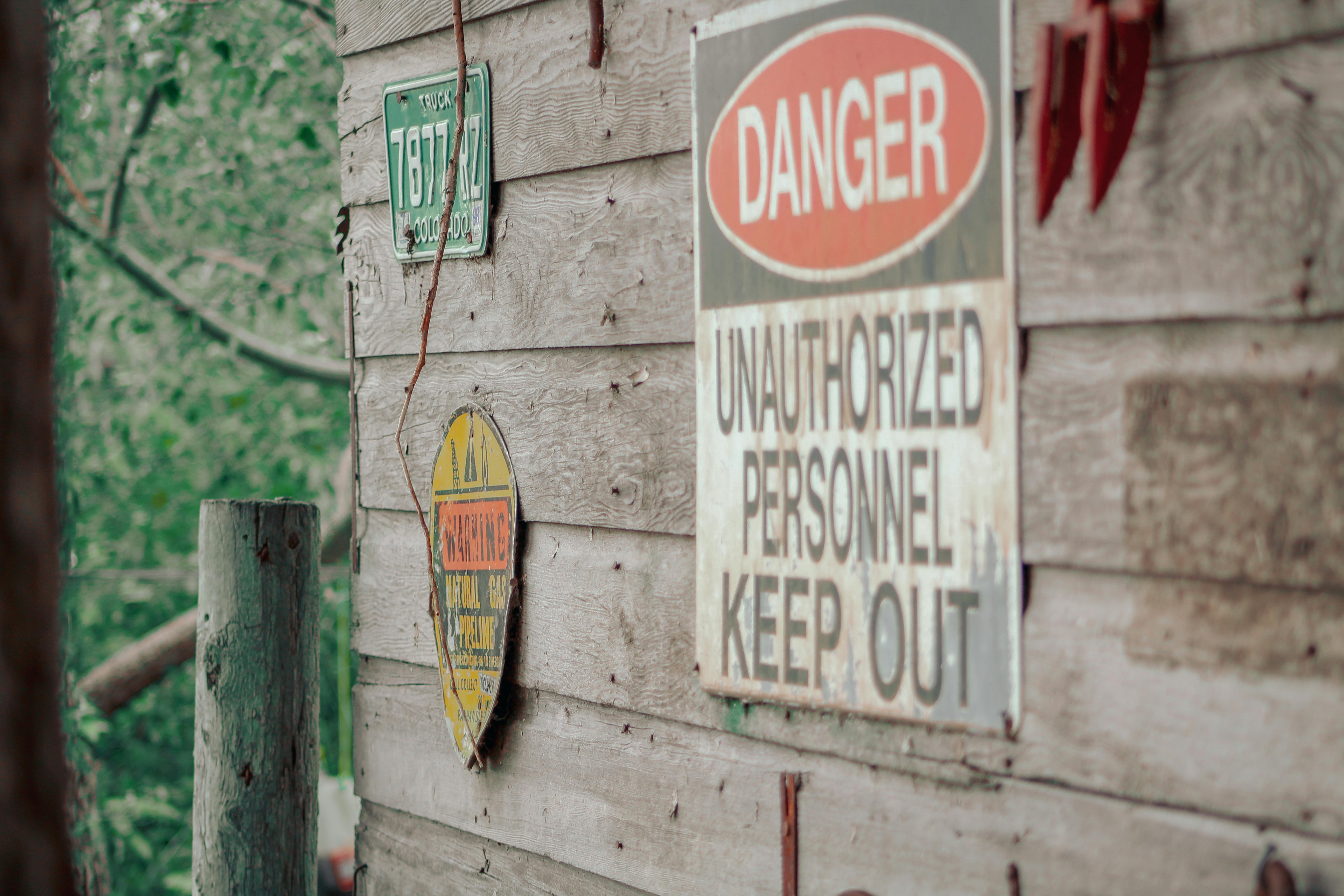 Free stock photo of danger, hazard sign, ranch