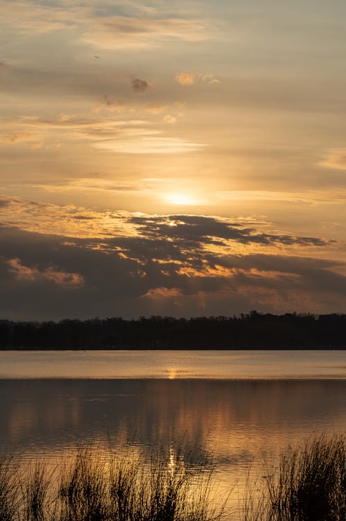 Placid Lake During Sunset