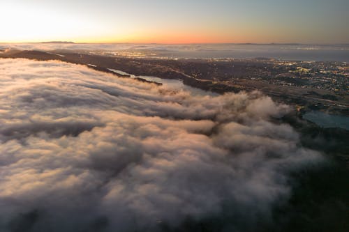 Aerial View of Sea of Clouds
