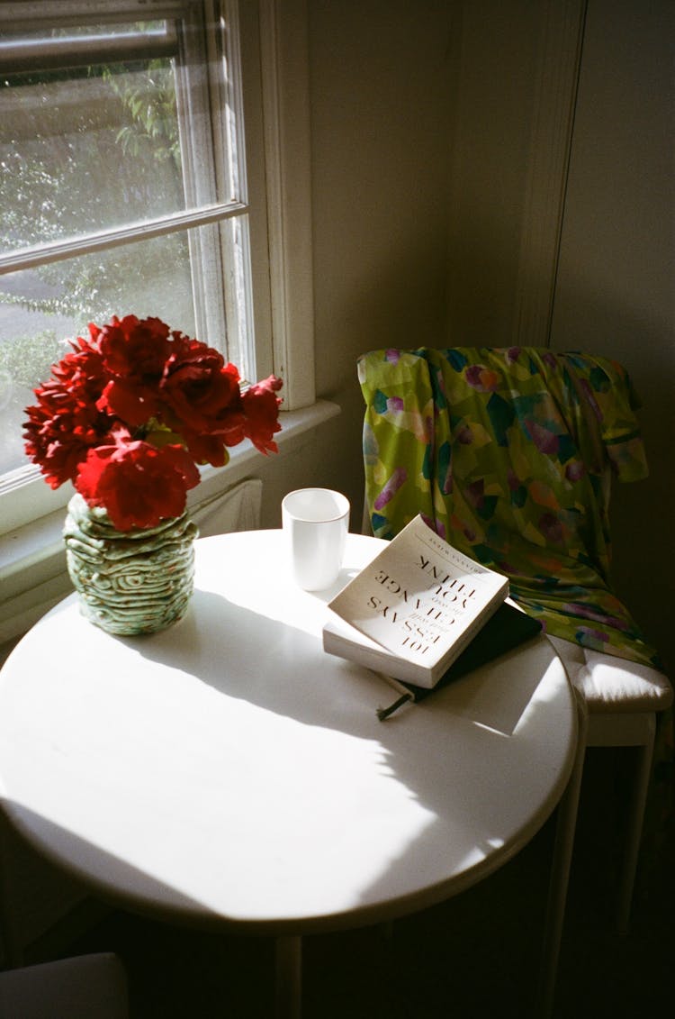 A Book On A Table