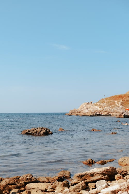 deniz, deniz kıyısı, deniz manzarası içeren Ücretsiz stok fotoğraf