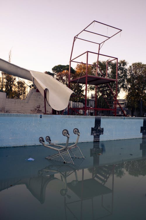 Abandoned Dirty Swimming Pool Photo