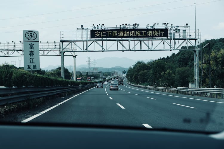 Landscape Photography Of A Highway In Asia