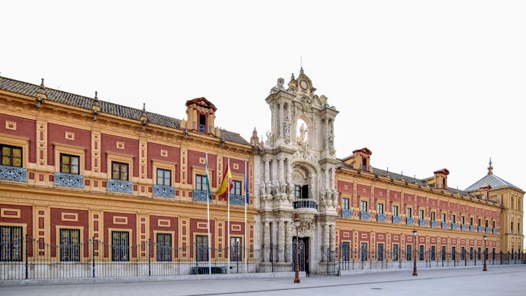 Palacio De San Telmo Under White Sky