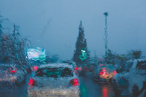 Gratis stockfoto met groen licht, olieverf, regenen