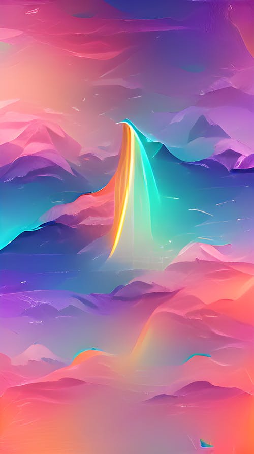 Abstract Rainbow Background