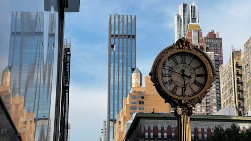 Foto stok gratis jam, kota, kota New York