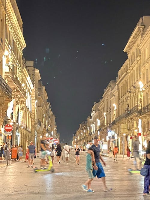 Free stock photo of at night, bordeaux, city