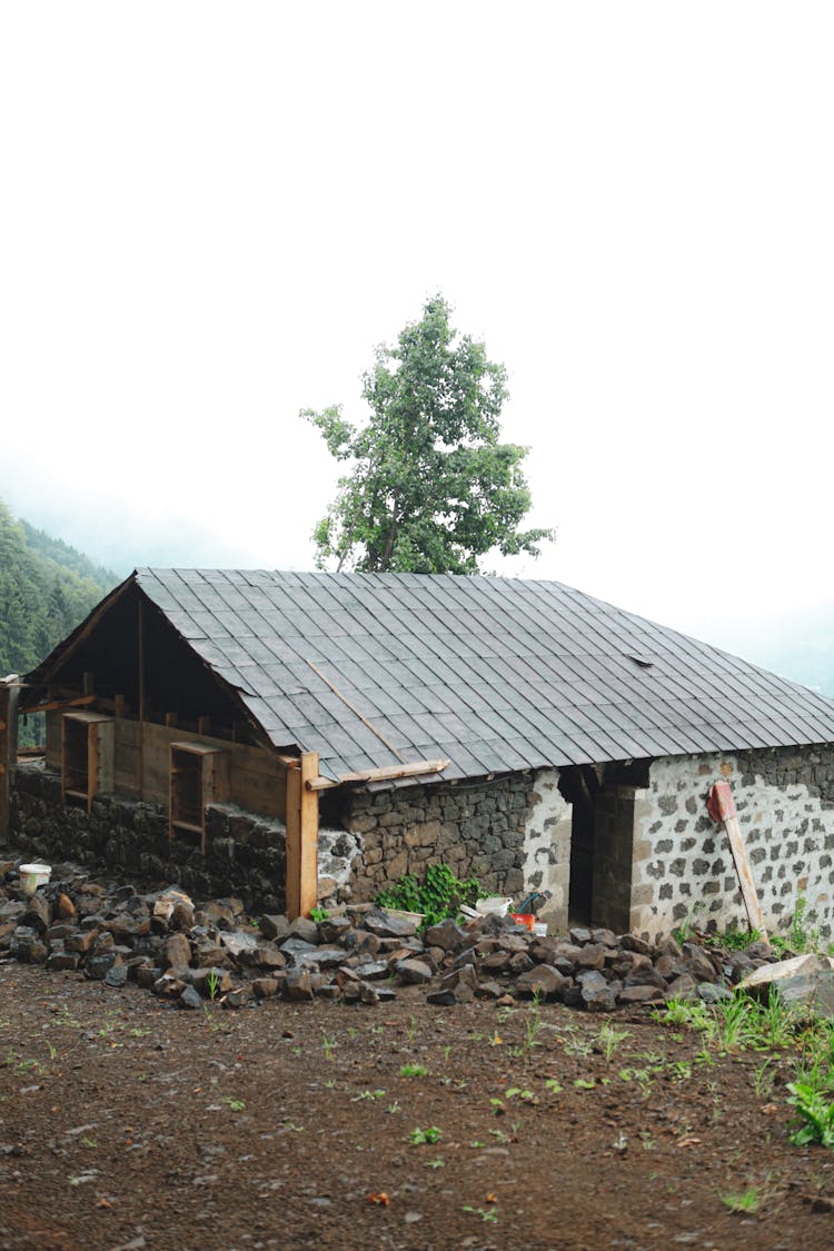 A House Under Construction