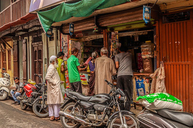 Men Shopping In The Shop