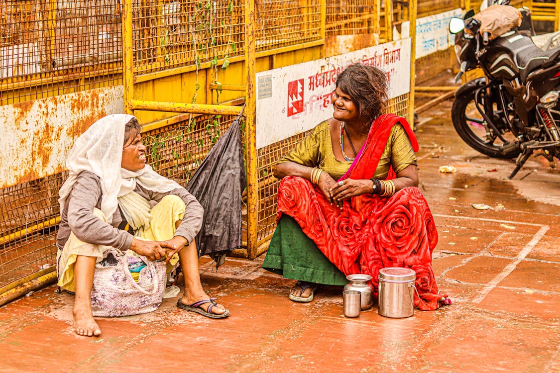 Homeless Women in the Street