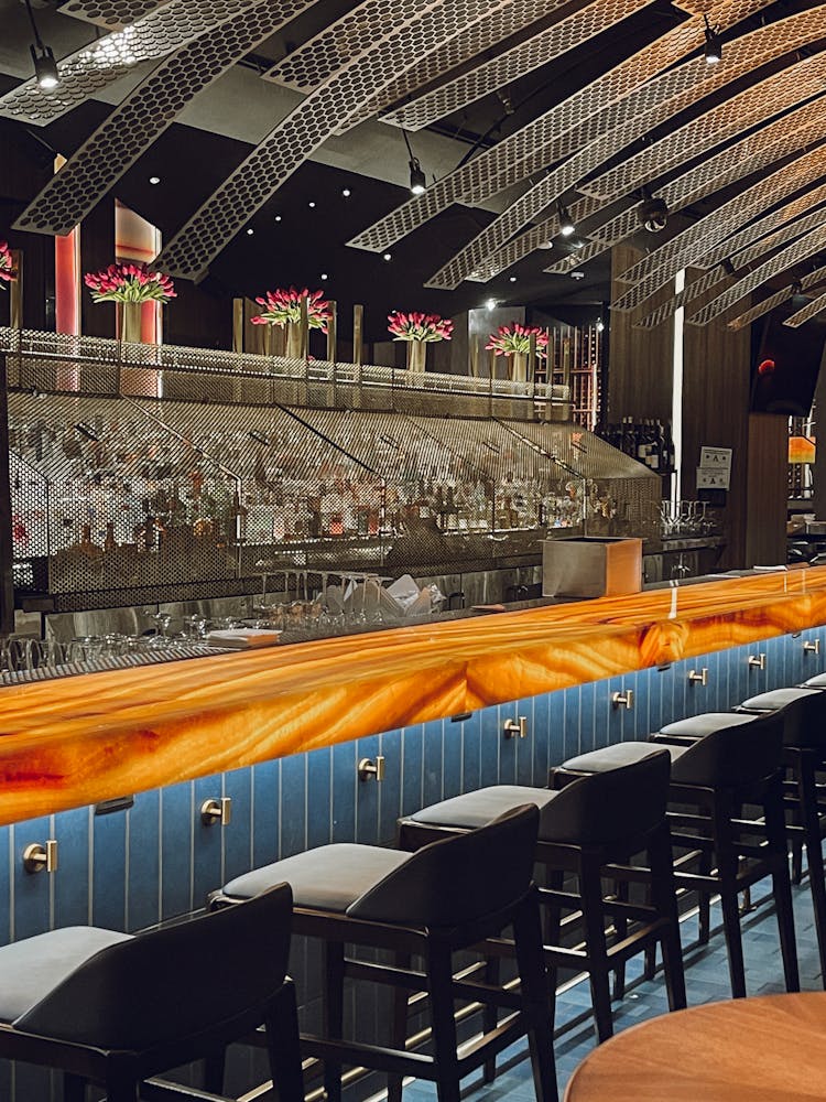 Chairs On Bar Counter