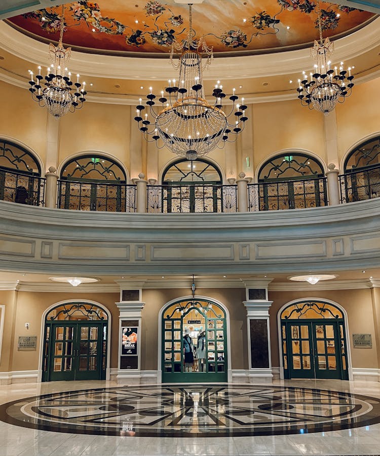 Elegant Hotel Hall Interior