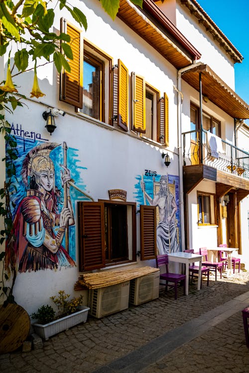 bakış açısı, balkon, balkonlar içeren Ücretsiz stok fotoğraf