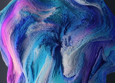Friedliches digitales Kunstwerk mit Abstrakt & Textur